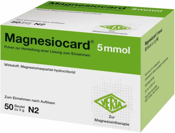 Magnesiocard 5 Mmol Pulver 50 Beutel