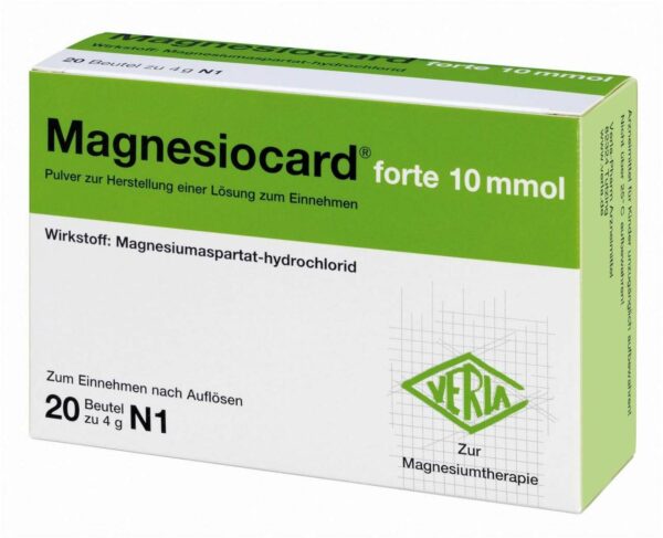 Magnesiocard Forte 10 Mmol Pulver 20 Beutel