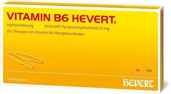 Vitamin B6 Hevert 10x2 ml Ampullen