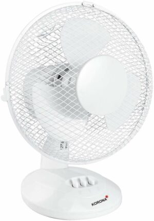 Korona Tisch Ventilator 23cm weiß