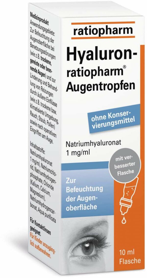 Hyaluron-ratiopharm 10 ml Augentropfen