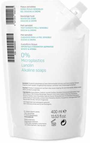 Eubos Sensitive Dusch & Creme 400 ml Nachfüllbeutel