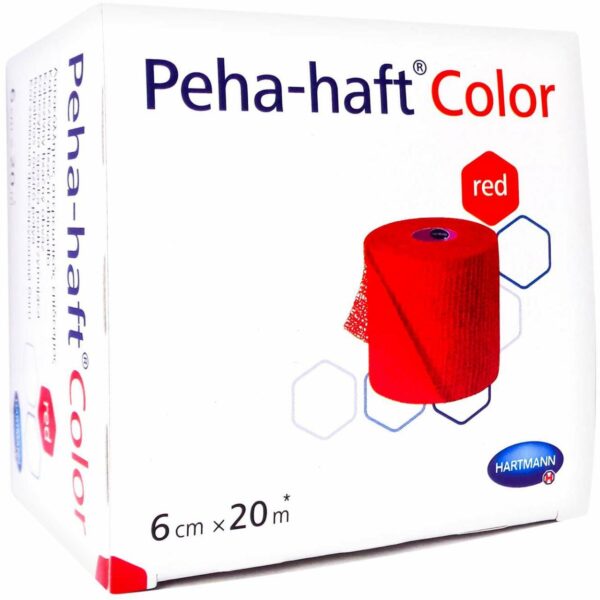 Peha Haft Color Fixierbinde 6cmx20m Rot