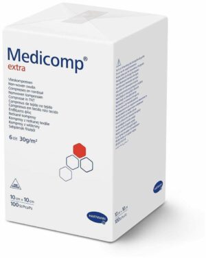 Medicomp Extra Kompresse 10x10cm Unsteril