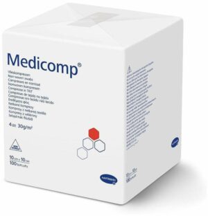 Medicomp Unsteril 10 X 10 cm 100 Kompressen