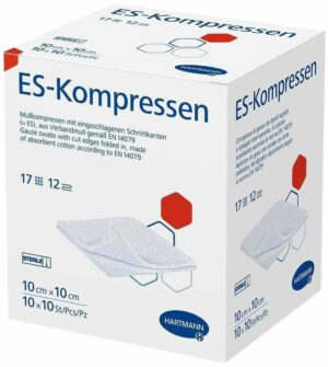 Es-Kompressen Steril 10 X 10 cm Grosspackung 10 X 10 Kompressen