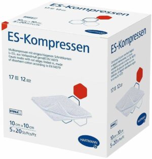 Es-Kompressen Steril 10 X 10 cm 5 X 20 Kompressen