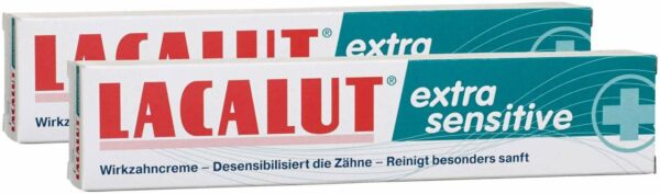 Lacalut extra sensitive 2 x 75 ml Wirkzahncreme