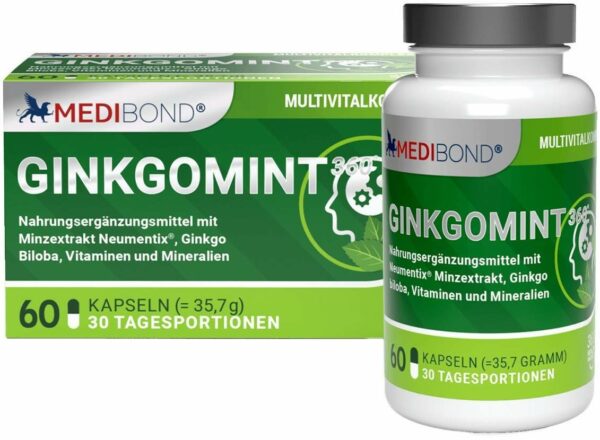 Ginkgomint 360° Medibond 60 Kapseln