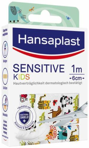 Hansaplast Kinderpflaster Sensitive 1 m x 6 cm 1 Strip