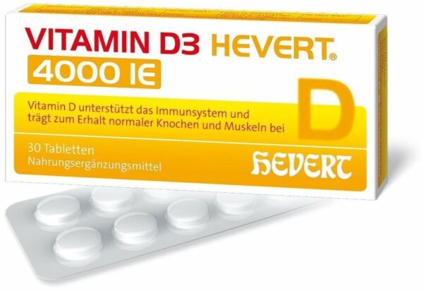 Vitamin D3 Hevert 4.000 I.E. 30 Tabletten