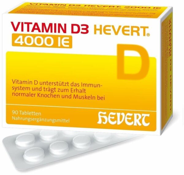 Vitamin D3 Hevert 4.000 I.E. 90 Tabletten