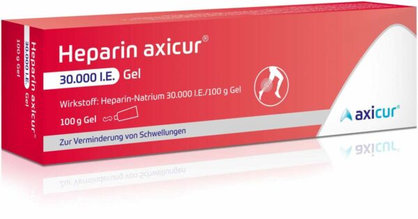 Heparin Axicur 30.000 I.E. 100 G Gel