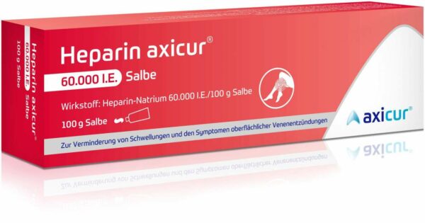 Heparin Axicur 60.000 I.E. 100 G Salbe