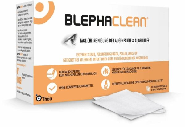 Blephaclean 20 sterile Kompressen