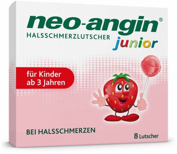 Neo Angin Junior Halsschmerzlutscher 8 Stück