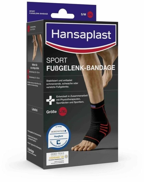 Hansaplast Sport Fußgelenk-Bandage Gr.L - Xl 1 Stück