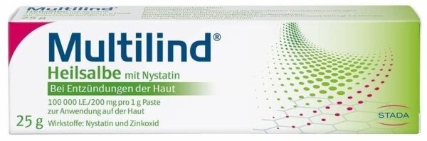 Multilind Heilsalbe mit Nystatin 25 g