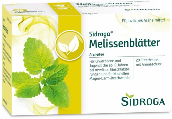 Sidroga Melissenblätter 20 Filterbeutel