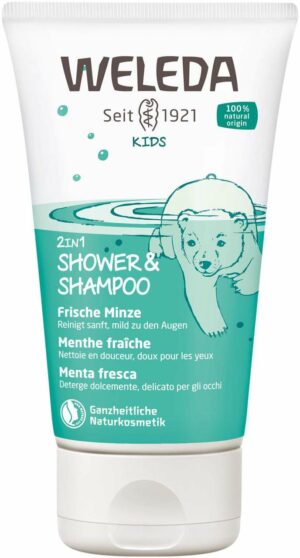 Weleda Kids 2in1 Shower & Shampoo Frische Minze 150 ml