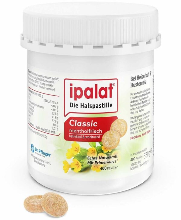 Ipalat Halspastillen Classic 400 Pastillen