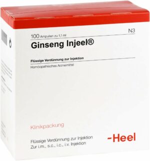 Ginseng Injeel 100 Ampullen