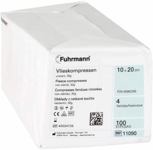 Vlieskompressen 10 X 20 cm 4lagig Unsteril 100 Stück