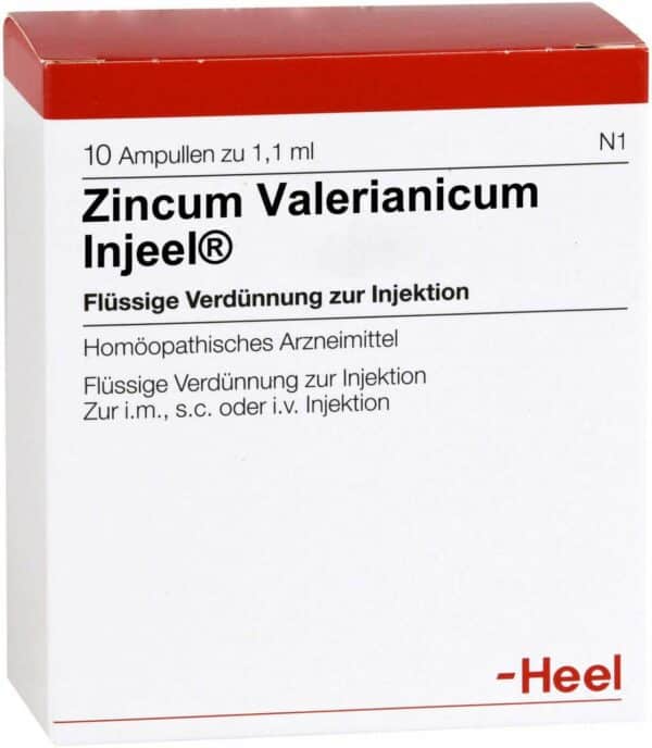 Zincum Valerianicum Injeel 10  Ampullen