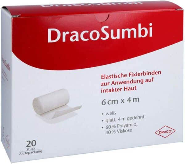 Dracosumbi Fixierbinde 6 Cmx4 M Weiß