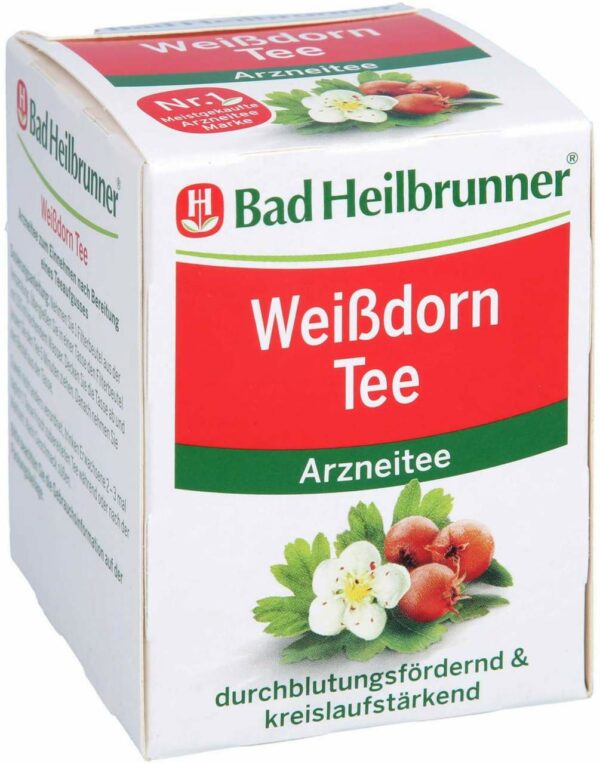 Bad Heilbrunner Weißdorn Tee 8 Filterbeutel