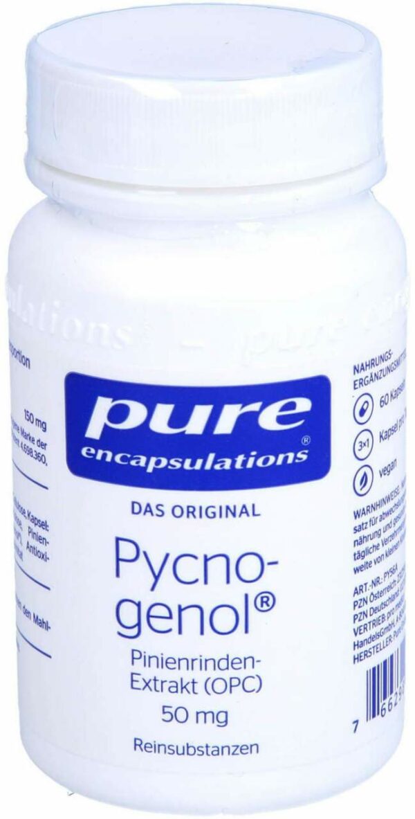 Pure Encap Pycnogenol 50 mg 60 Kapseln