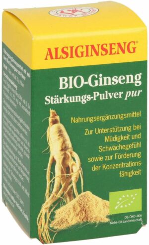 Alsiginseng Stärkungspulver Pur