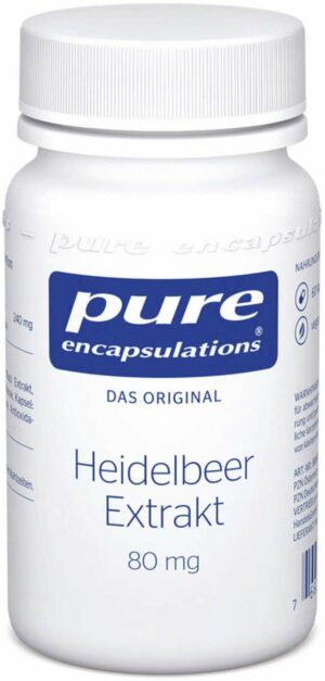 Pure Encapsulations Heidelbeer Extrakt 80 mg 60 Kapseln