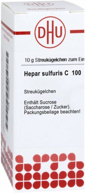 Hepar Sulfuris C 100 10 G Globuli