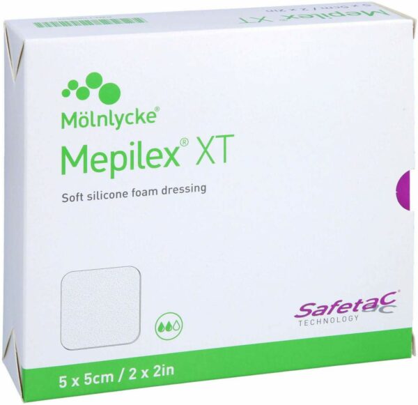 Mepilex Xt 5x5 cm Schaumverband