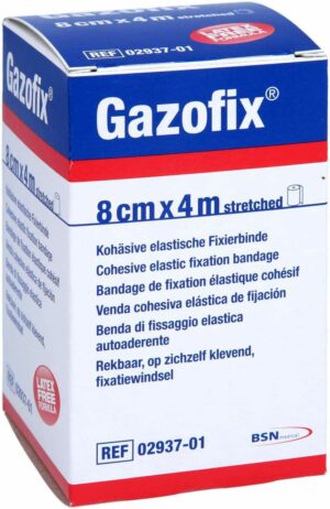 Gazofix Kohäsive Fixierbinde 4 M X 8 cm