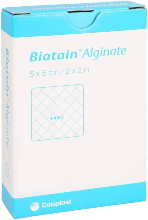 Biatain Alginate Kompressen 5x5 cm