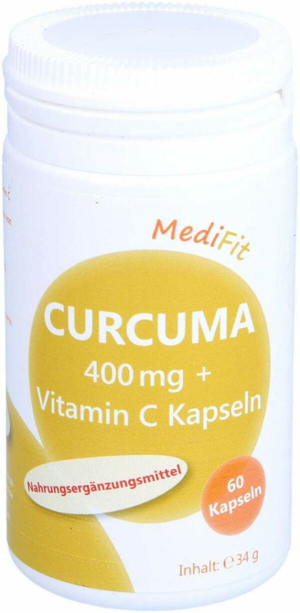 Curcuma 400 mg + Vitamin C Medifit 60 Kapseln