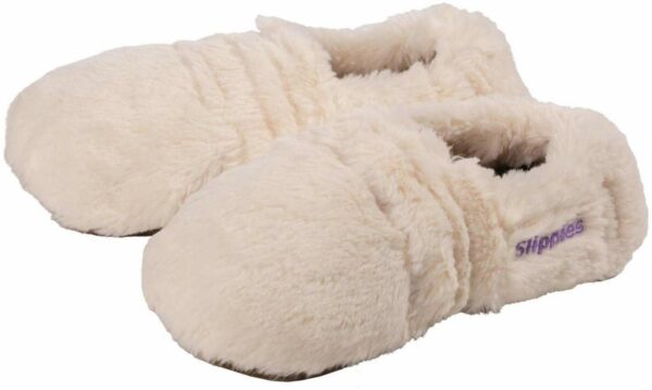 Warmies Slippies Schuhe Deluxe Gr.36-40 Creme Plush 1 Paar