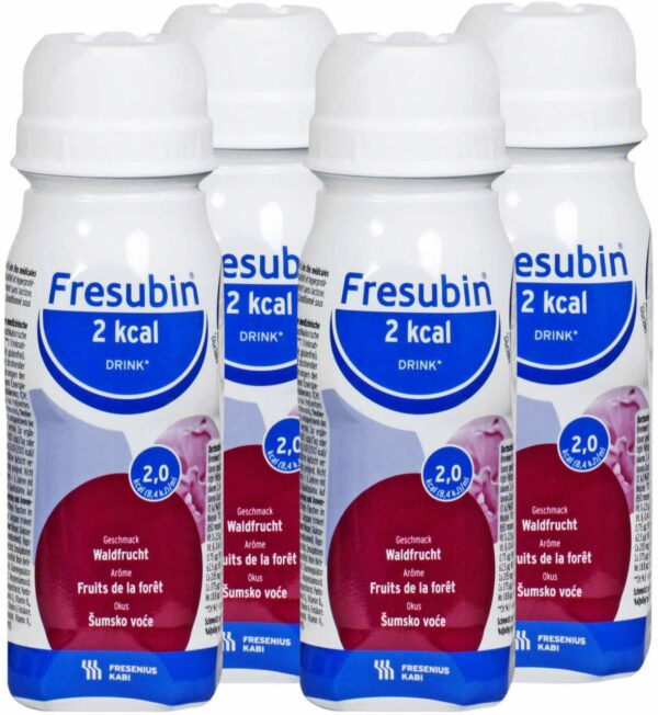 Fresubin 2 Kcal Drink Waldfrucht Trinkflasche 4 X 200 ml