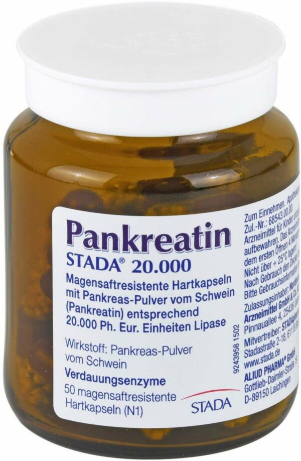 Pankreatin Stada 20000 50 Magensaftresistente Hartkapseln