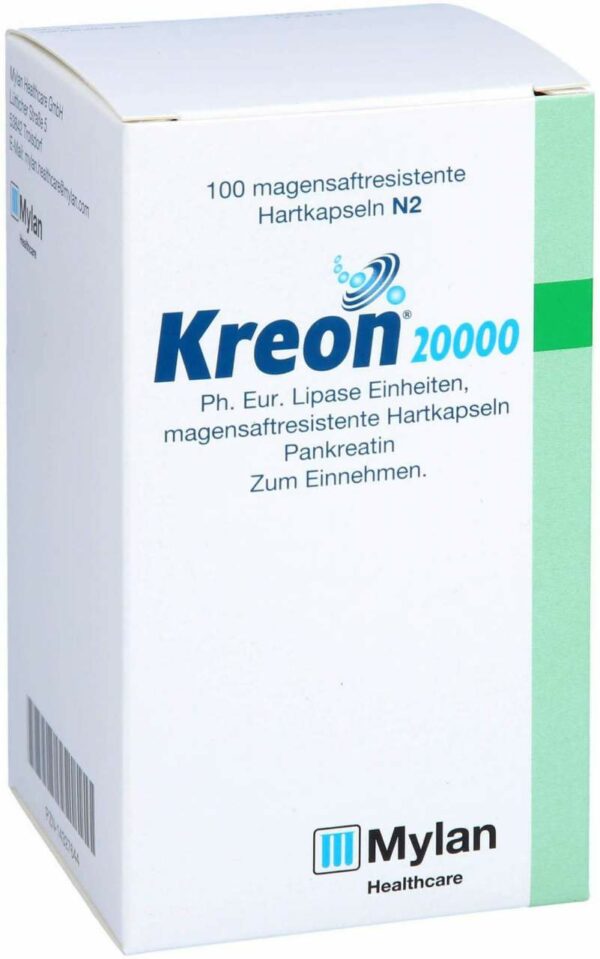 Kreon 20.000 Ph.Eur.Lipase Einheiten Msr.Hartkaps.