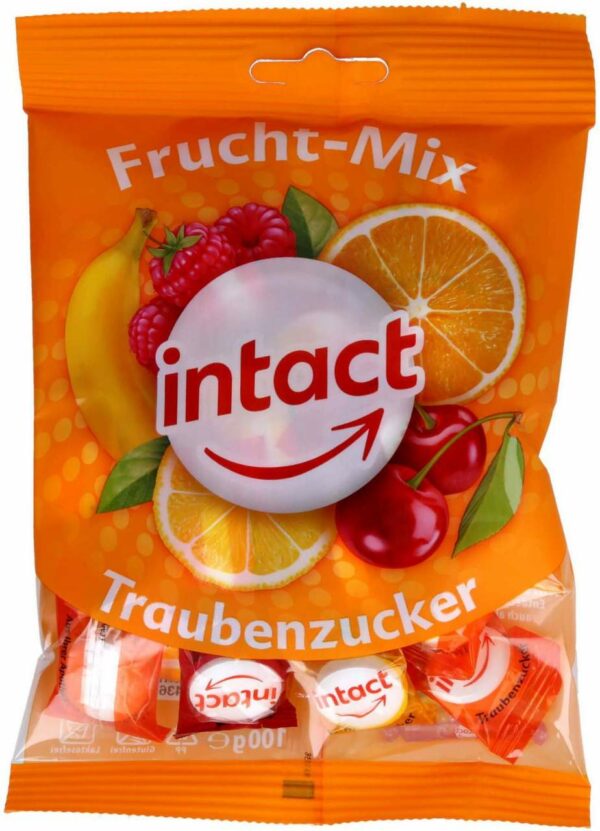 Intact Traubenzucker Frucht Mix Beutel 100 G