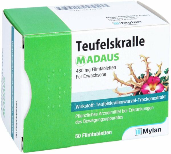 Teufelskralle Madaus 50 Filmtabletten