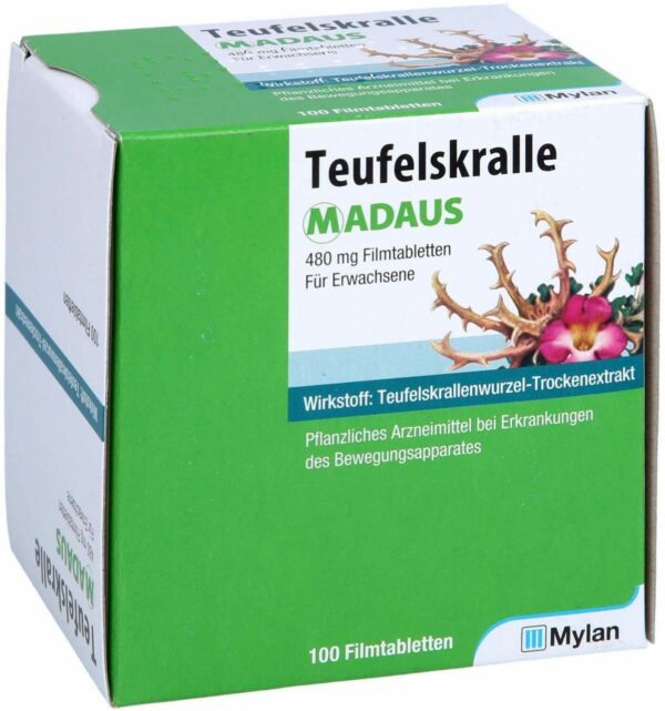 Teufelskralle Madaus 100 Filmtabletten