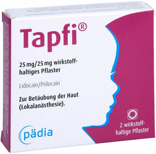 Tapfi 25 mg und 25 mg Wirkstoffhaltiges Pflaster 2 Stück