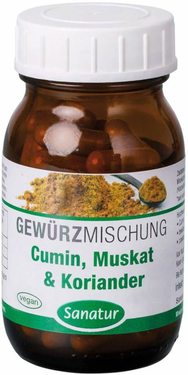 Cumin Muskat & Koriander Gewürzmischung  90 Kapseln