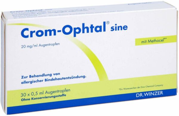 Crom Opthal Sine Augentropfen Edb  30 X 0