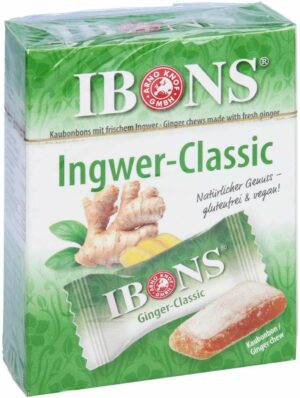 Ibons Ingwer Classic Box Kaubonbons