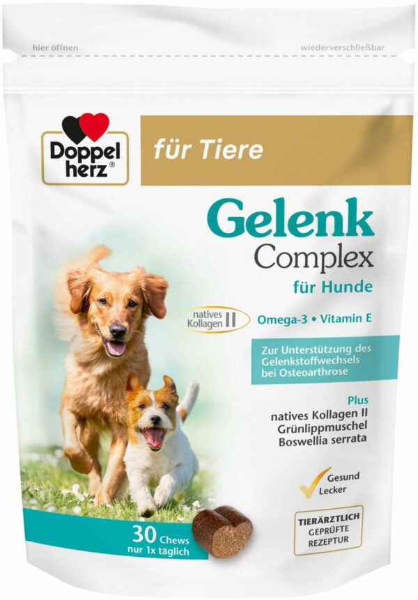 Doppelherz Gelenk Complex für Hunde 30 Chews